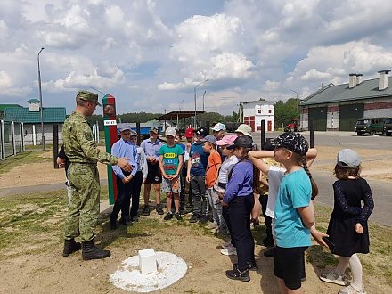 Учащиеся Полецкишской базовой школы посетили пограничную заставу «Дробишуны»