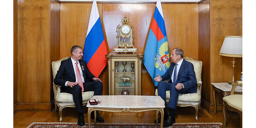 Дмитрий Крутой и Сергей Лавров провели встречу в Москве