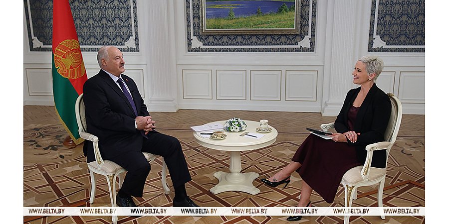 Александр Лукашенко дал интервью телеканалу "Аль-Арабия"