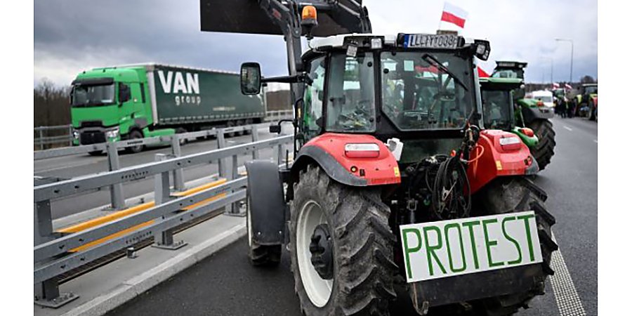 Польские фермеры намерены блокировать КПП на границе с Украиной 23 января