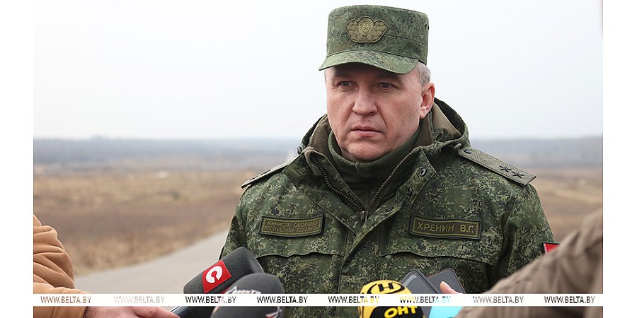 Хренин о реакции Запада на проверку боеготовности ВС Беларуси