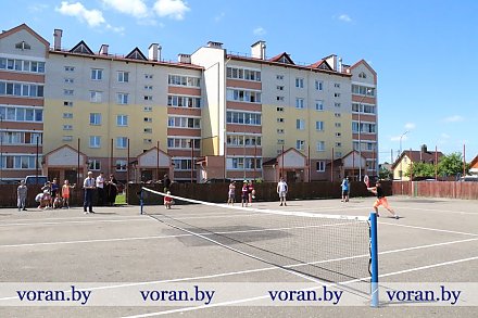 В Вороново заработала площадка для игры в большой теннис