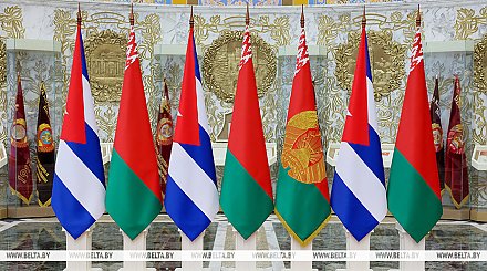 Встреча президентов Беларуси и Кубы началась во Дворце Независимости 