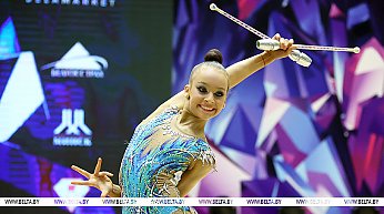 Международный турнир по художественной гимнастике "Хрустальная роза" стартовал в Минске