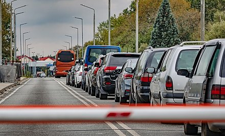 На польском направлении зафиксировано скопление свыше 700 единиц транспорта