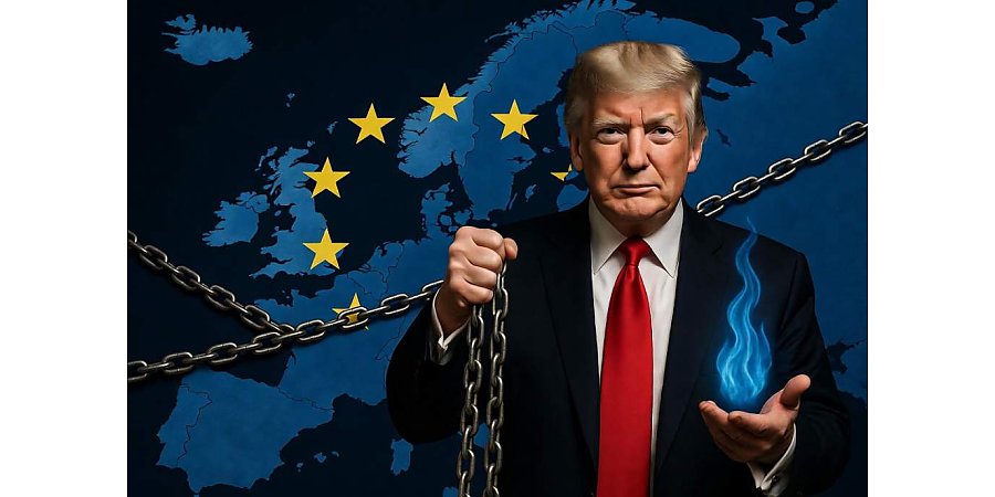 Америка надела на Европу газовые кандалы. Отказавшись от российского газа, теперь ЕС вынужден мямлить перед Трампом