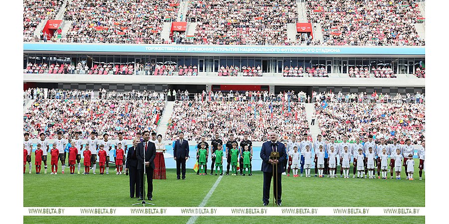 Александр Лукашенко: Национальный футбольный стадион будет символом крепкой белорусско-китайской дружбы