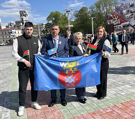 Делегация Вороновского района принимает участие   в торжественном собрании и концерте  мастеров искусств, посвященном 80-й годовщине Победы советского народа в Великой Отечественной войне