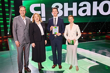 Школьник из Лиды занял второе место в популярном телепроекте «Я знаю»