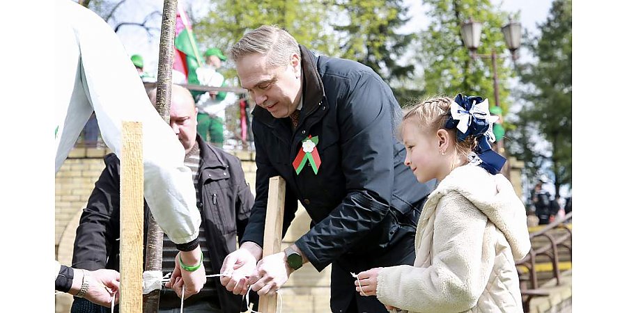 Аллею сакуры заложили в парке Жилибера в Гродно