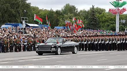 ФОТОФАКТ: Военный парад в честь Дня Независимости прошел в Минске