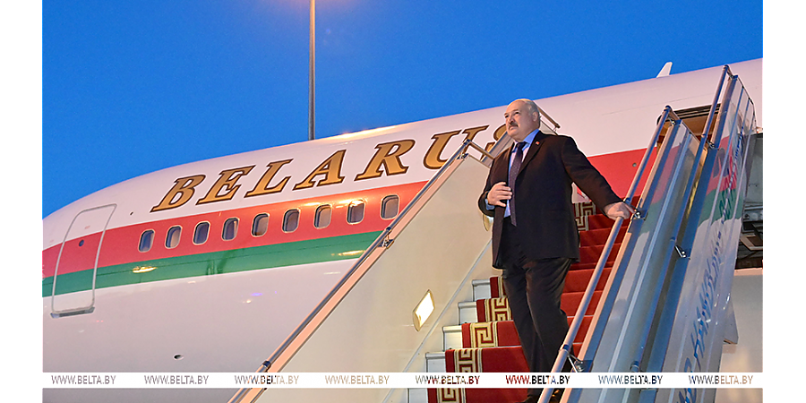 Александр Лукашенко прибыл с государственным визитом в Монголию
