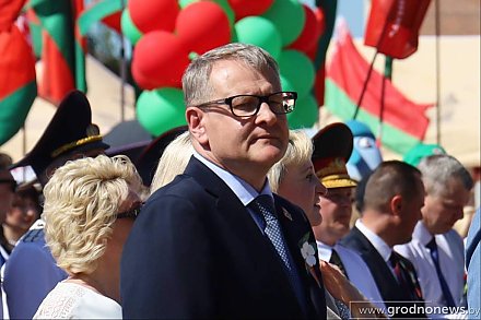 Помощник Президента - инспектор по Гродненской области Константин Бурак: «Основой нашего поступательного движения к новым высотам служит героизм наших предков»
