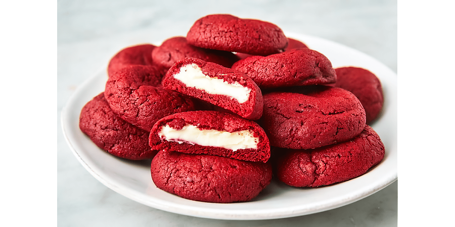 Печенье «Красный бархат» с начинкой: просто, быстро и восхитительно