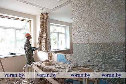 Продолжается ремонт в Радунской поликлинике