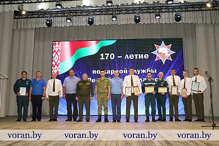 Торжественное мероприятие ко Дню пожарной службы прошло в Вороново