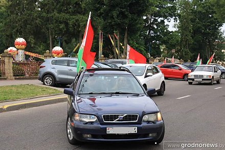 Военнослужащие Гродненщины отправились в патриотический автопробег, посвященный 80-летию освобождения Беларуси от немецко-фашистских захватчиков