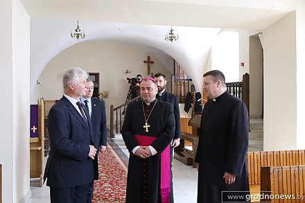 Уполномоченный по делам религий и национальностей Александр Румак посетил католическую семинарию в Гродно