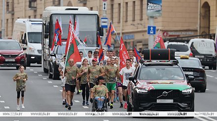 Белорусско-российский "Марш Победы" прибыл в Минск