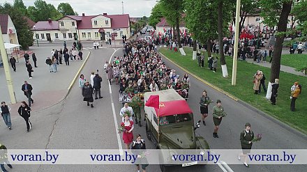 Воздушный репортер. Шествие поколений "Беларусь помнит". Помним каждого