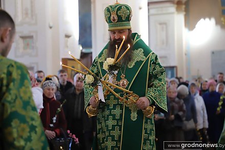 Православные гродненцы празднуют Вербное воскресенье