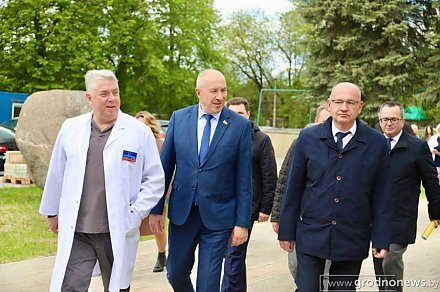 Юрий Караев посетил Гродненский областной клинический кардиоцентр