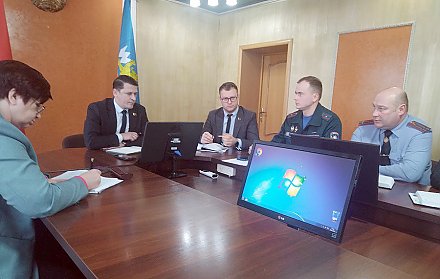 Прошло заседание Вороновского районного штаба по ЧС 