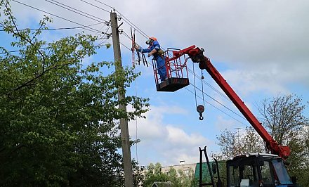 Электроснабжение в пострадавших от непогоды населенных пунктах восстановлено