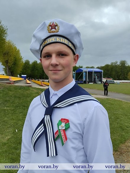 Павел Войшнис, учащийся Вороновского государственного колледжа