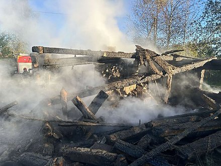 В Вороновском районе сосед спас на пожаре пенсионерку