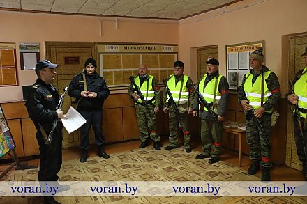 Участие в командно-штабном учении с силами территориальной обороны Вороновского района принимает отряд народного ополчения