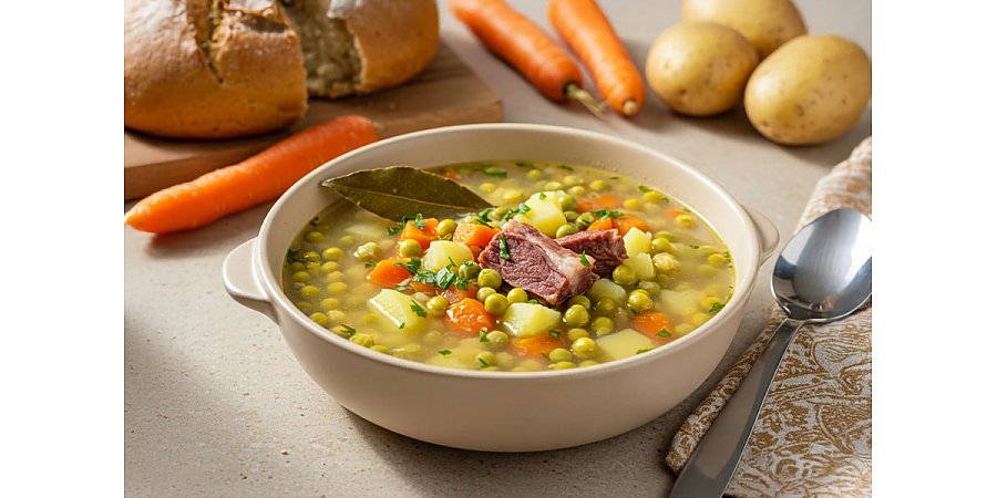 Классика домашнего обеда: рецепт горохового супа с курицей