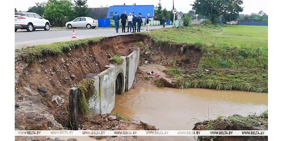 В Гродненской области устраняют последствия ночной непогоды