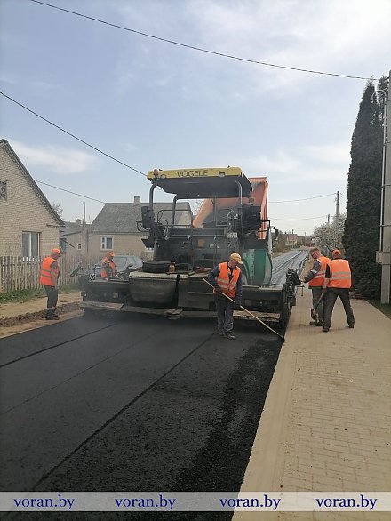 Улица Вороново к Пасхе оденется в новую дорожную одежду 
