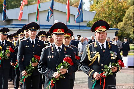 В УВД Гродненского облисполкома чествовали лучших сотрудников