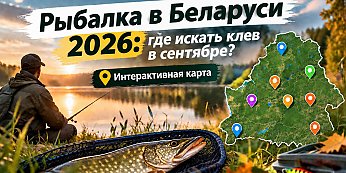 Рыбалка в Беларуси 2026: где искать клев в сентябре, актуальные запреты и правила вылова