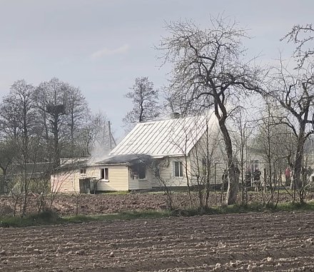 Пожар в жилом доме