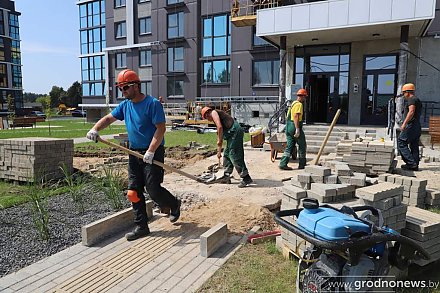Более 450 тысяч квадратных метров жилья возведут в Гродненской области в этом году