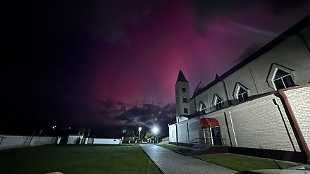 Вороновцы наблюдали северное сияние