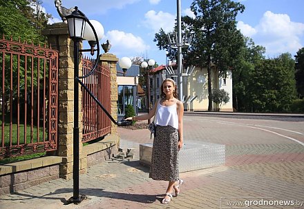 Фотофакт: В Гродно установили несколько вежливых фонарей