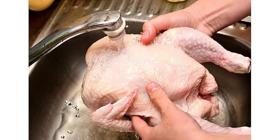 Ученый рассказал, почему мытье сырой курицы может стать смертельно опасным