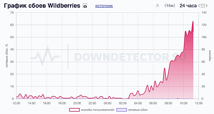 Масштабный сбой произошел в работе Wildberries