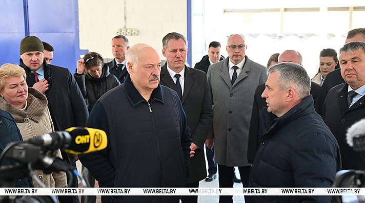 Сельское хозяйство и "кондитерка". Александр Лукашенко приехал в Наровлянский район