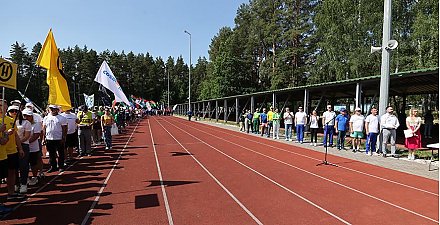 Владимир Перцов на спартакиаде в "Стайках": сегодня мы уже победили, мы сплотились нашей единой командой СМИ