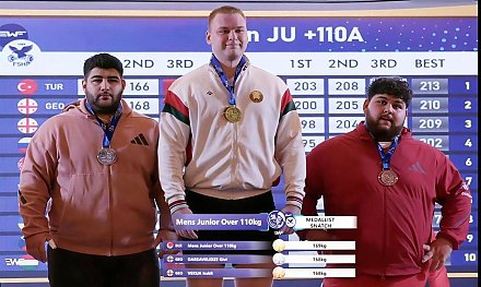 Гродненский тяжелоатлет выиграл малое золото на молодежном чемпионате Европы