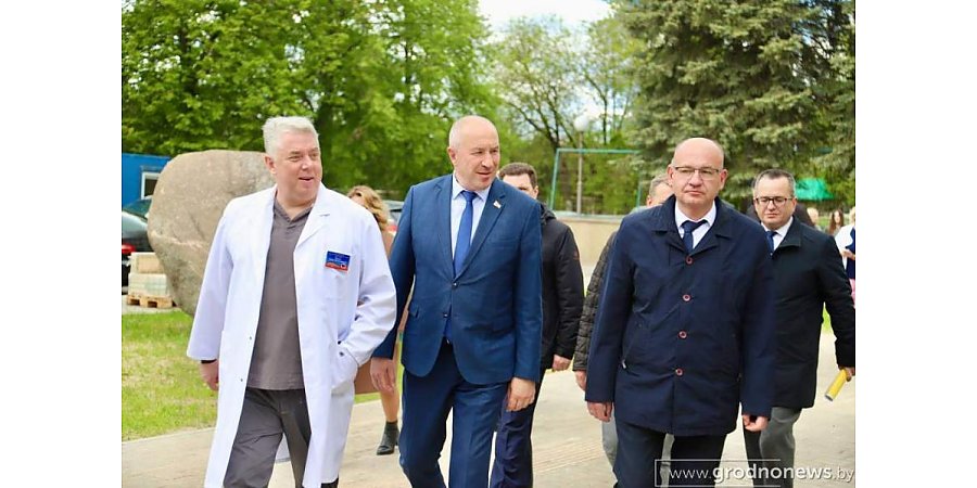 Юрий Караев посетил Гродненский областной клинический кардиоцентр