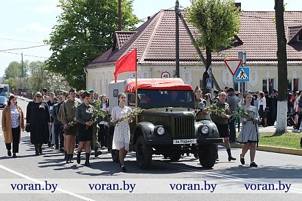 Жители Вороновского района присоединились к республиканской акции-шествии «Беларусь помнит»