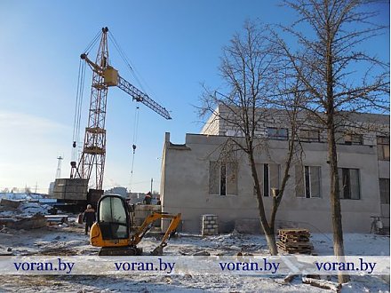 В Вороновской школе активно ведутся строительные работы