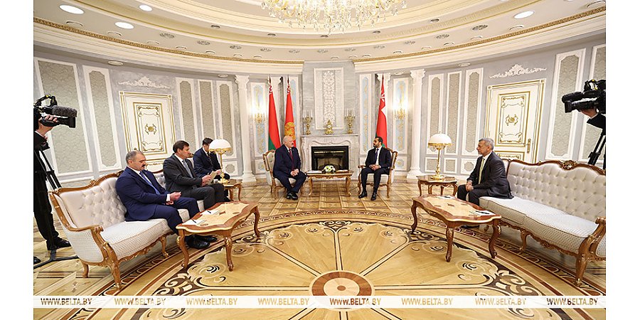 Александр Лукашенко на встрече с наследным принцем Омана: мы стали не просто партнерами, а уже друзьями