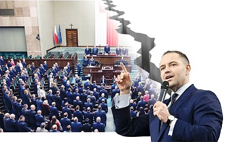 Противоборство политических сил в Польше привело страну к расколу